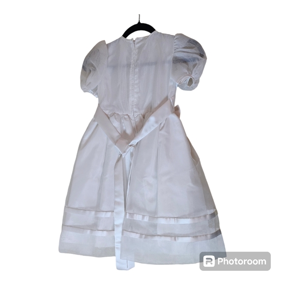 Lito Children's Wear First Communion or Flower Girl Dress 6x White pre-owned - Picture 2 of 8